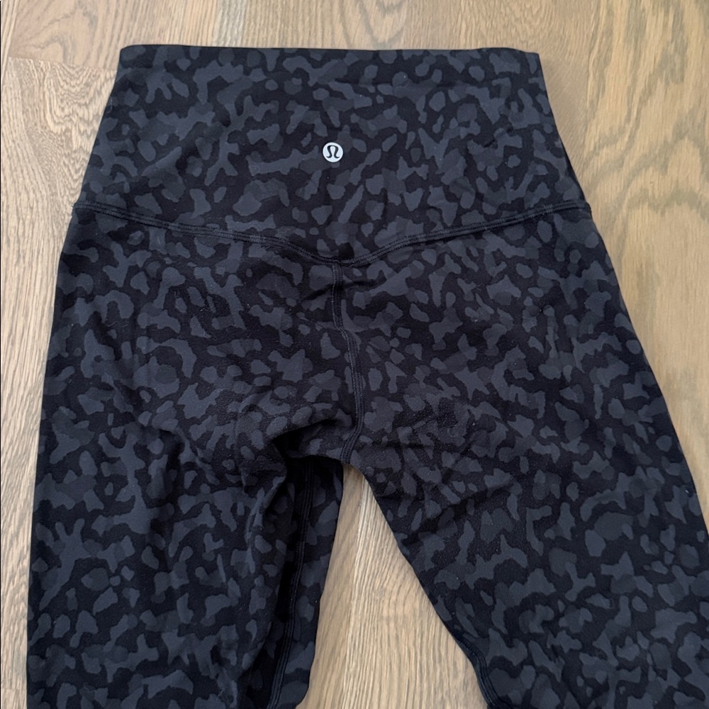 Leopard Print Black Patterned Leggings
